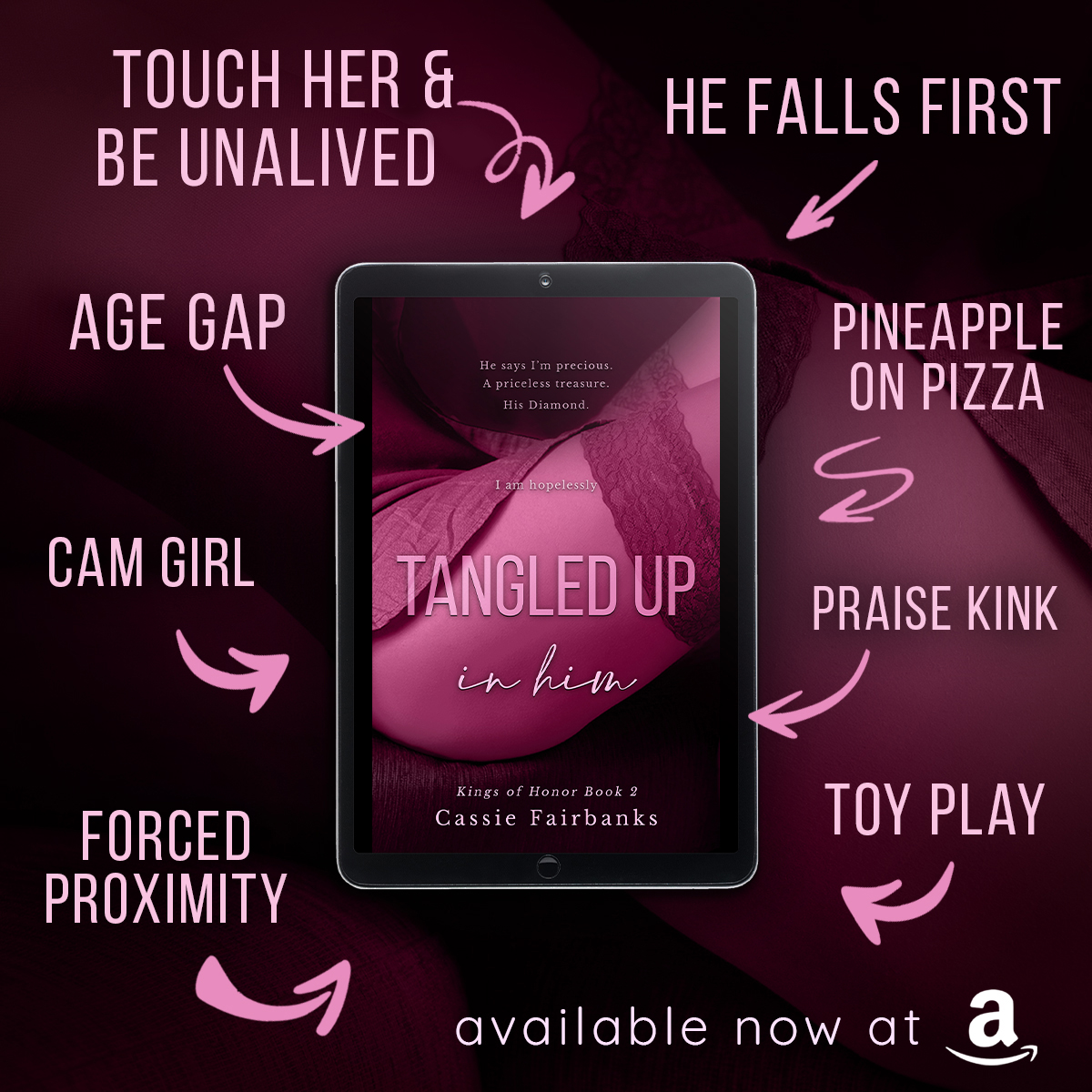 Cassie fairbanks, new release, steamy romance, 